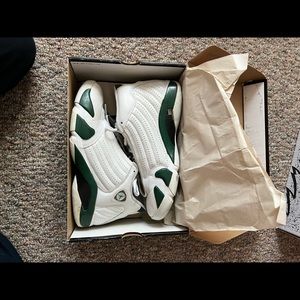 Jordan 14 Forest Green